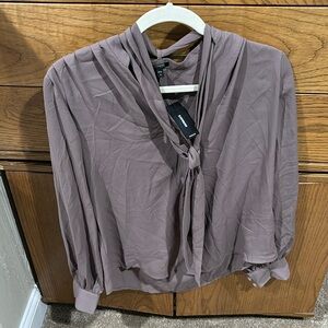 NEW Tie neck slim Portofino shirt